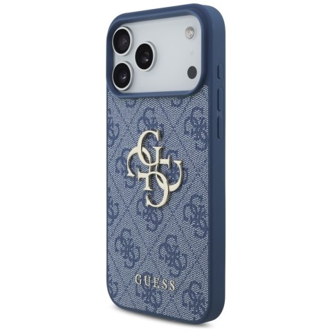 Etui Guess 4G Big Logo do iPhone 17 Pro Max niebieski