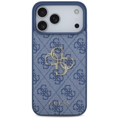Etui Guess 4G Big Logo do iPhone 17 Pro Max niebieski