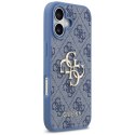 Etui Guess 4G Big Logo do iPhone 17 niebieski