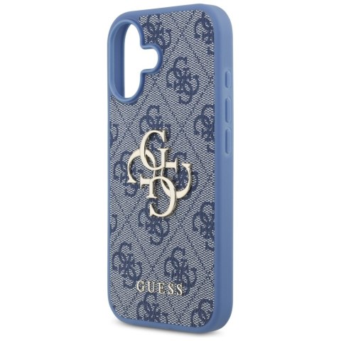 Etui Guess 4G Big Logo do iPhone 17 niebieski