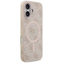 Etui Guess 4G Ring Classic Logo MagSafe do iPhone 17 różowy