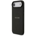 Etui Guess Grained Ring MagSafe do iPhone Air czarny