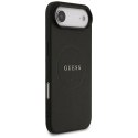 Etui Guess Grained Ring MagSafe do iPhone Air czarny