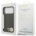 Etui Guess Silicone Triangle Logo MagSafe do iPhone 17 Pro Max khaki