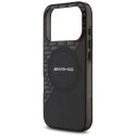 Etui AMG Double Layer Transparent Rhombs MagSafe do iPhone 17 Pro czarny/czerwony