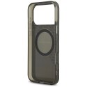 Etui AMG Double Layer Transparent Smocked MagSafe do iPhone 17 Pro Max czarny