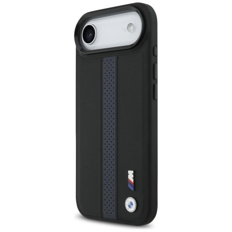 Etui BMW M Perforated Stripe Logo MagSafe do iPhone Air niebieski