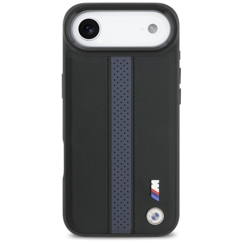 Etui BMW M Perforated Stripe Logo MagSafe do iPhone Air niebieski