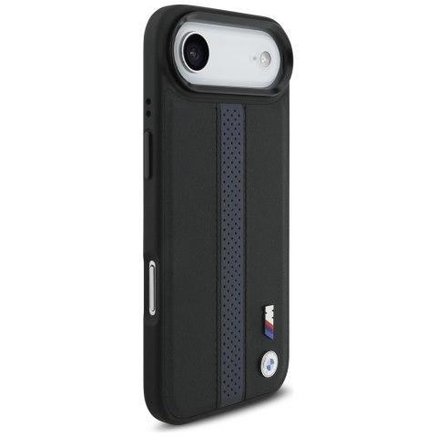 Etui BMW M Perforated Stripe Logo MagSafe do iPhone Air niebieski