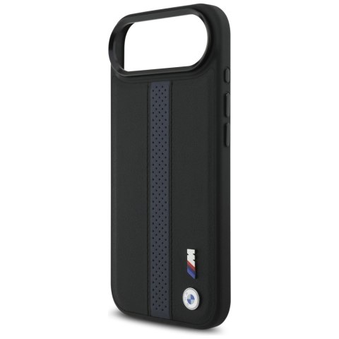 Etui BMW M Perforated Stripe Logo MagSafe do iPhone Air niebieski