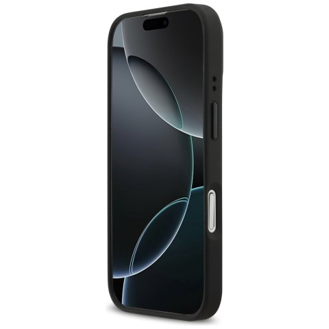 Etui BMW M Perforated Stripe Logo MagSafe do iPhone 17 granatowy