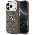 Etui Guess 4G Big 4G Classic Logo do iPhone 17 Pro brązowy srebrny