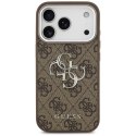 Etui Guess 4G Big 4G Classic Logo do iPhone 17 Pro brązowy srebrny