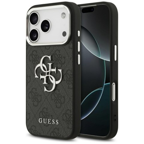 Etui Guess 4G Big 4G Classic Logo do iPhone 17 Pro czarny srebrny