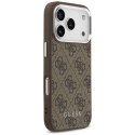 Etui Guess 4G Classic Logo MagSafe doiPhone 17 Pro Max brązowy
