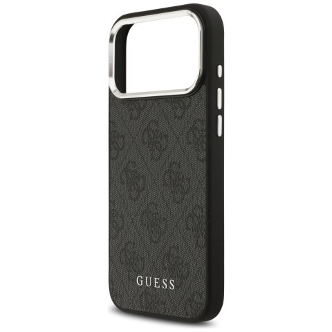 Etui Guess 4G Classic Logo MagSafe do iPhone 17 Pro Max czarny
