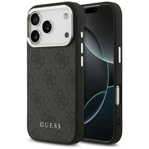 Etui Guess 4G Classic Logo MagSafe do iPhone 17 Pro czarny