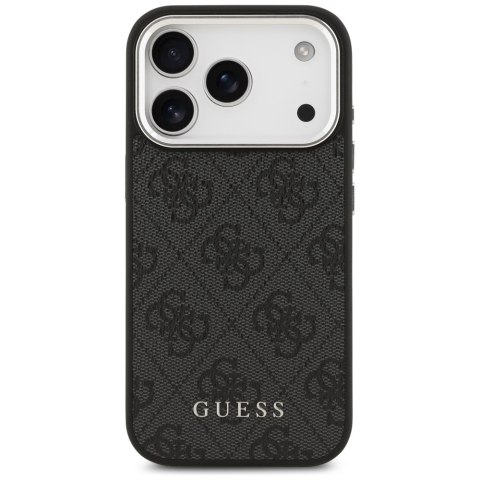 Etui Guess 4G Classic Logo MagSafe do iPhone 17 Pro czarny