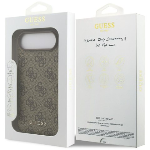Etui Guess 4G Classic do iPhone Air brązowy