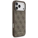Etui Guess 4G Classic do iPhone 17 Pro Max brązowy