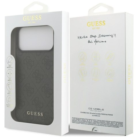 Etui Guess 4G Classic do iPhone 17 Pro Max czarny