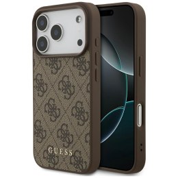 Etui Guess 4G Classic do iPhone 17 Pro brązowy