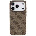 Etui Guess 4G Classic do iPhone 17 Pro brązowy