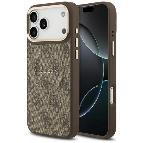 Etui Guess 4G PU Classic Logo MagSafe doiPhone 17 Pro Max brązowy