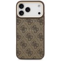 Etui Guess 4G PU Classic Logo MagSafe doiPhone 17 Pro Max brązowy