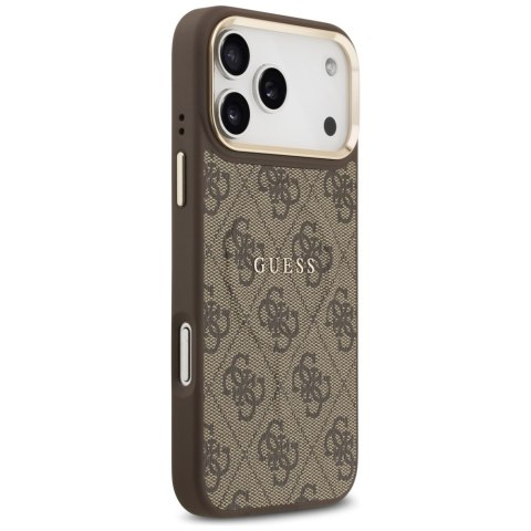 Etui Guess 4G PU Classic Logo MagSafe doiPhone 17 Pro Max brązowy