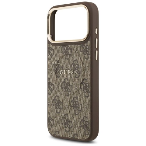 Etui Guess 4G PU Classic Logo MagSafe doiPhone 17 Pro Max brązowy