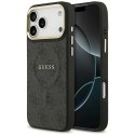 Etui Guess 4G PU Classic Logo MagSafe do iPhone 17 Pro Max czarny