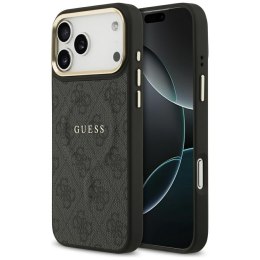 Etui Guess 4G PU Classic Logo MagSafe do iPhone 17 Pro Max czarny