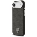 Etui Guess 4G Triangle Logo MagSafe do iPhone Air czarny srebrny