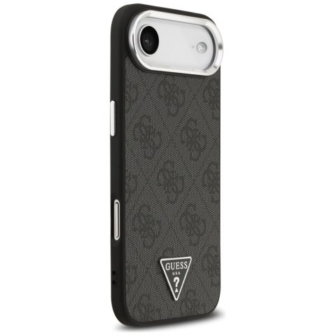 Etui Guess 4G Triangle Logo MagSafe do iPhone Air czarny srebrny