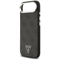 Etui Guess 4G Triangle Logo MagSafe do iPhone Air czarny srebrny
