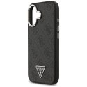 Etui Guess 4G Triangle Logo MagSafe do iPhone 17 czarny srebrny