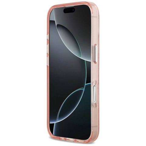 Etui Karl Lagerfeld IML Choupette Head Logo MagSafe do iPhone 17 różowy