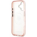 Etui Karl Lagerfeld IML Choupette Head Logo MagSafe do iPhone 17 różowy