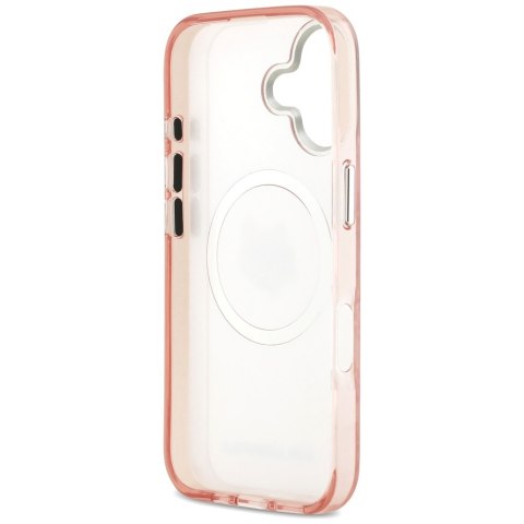 Etui Karl Lagerfeld IML Choupette Head Logo MagSafe do iPhone 17 różowy