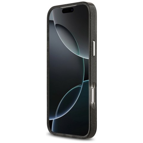 Etui Karl Lagerfeld IML Glitter Karl & Choupette Heads Logo MagSafe do iPhone 17 Pro Max czarny