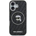 Etui Karl Lagerfeld IML Karl Head Logo MagSafe do iPhone 17 czarny