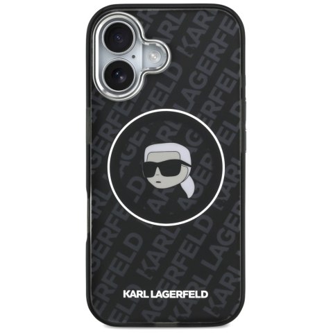 Etui Karl Lagerfeld IML Karl Head Logo MagSafe do iPhone 17 czarny