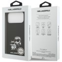 Etui Karl Lagerfeld Silicone K&C Sketch & Logo MagSafe do iPhone 17 Pro Max czarny