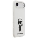 Etui Karl Lagerfeld Silicone Karl Sketch & Logo MagSafe do iPhone Air biały