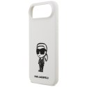 Etui Karl Lagerfeld Silicone Karl Sketch & Logo MagSafe do iPhone Air biały