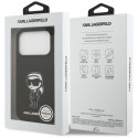Etui Karl Lagerfeld Silicone Karl Sketch & Logo MagSafe do iPhone 17 Pro czarny