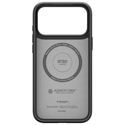 Etui Spigen Enzo Aramid "T" Mag MagSafe do iPhone 17 Pro czarny