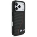 Etui BMW M Carbon Line & Logo MagSafe do iPhone 17 Pro czerwony
