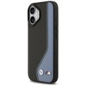 Etui BMW M Carbon Logo MagSafe do iPhone 17 niebieski